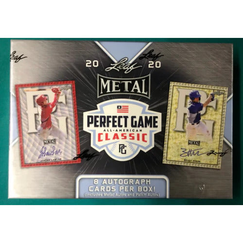 2020 Leaf Perfect Game All-American Metal Baseball Hobby Box - Todaro