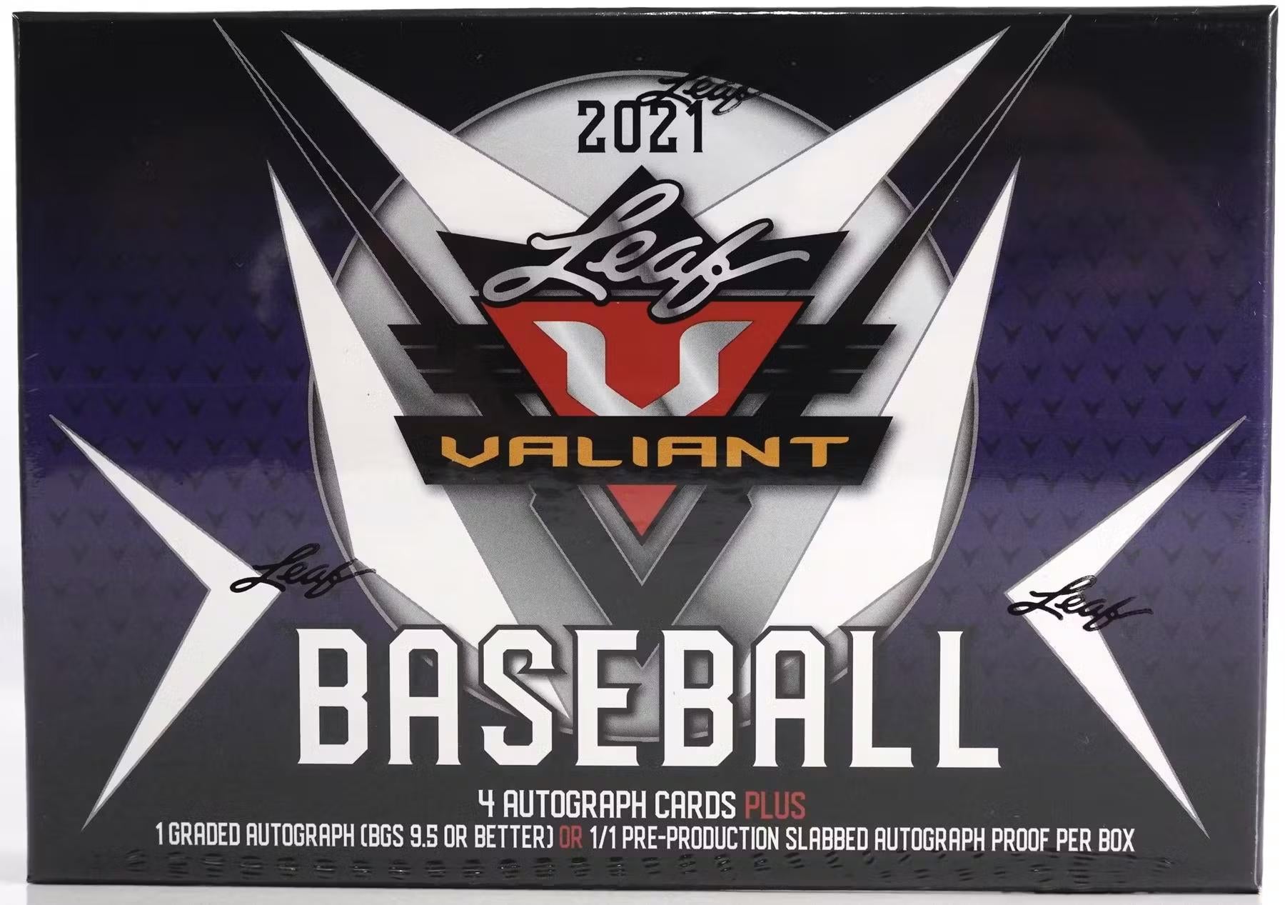 2021 Leaf Valiant Baseball Hobby Box - Todaro