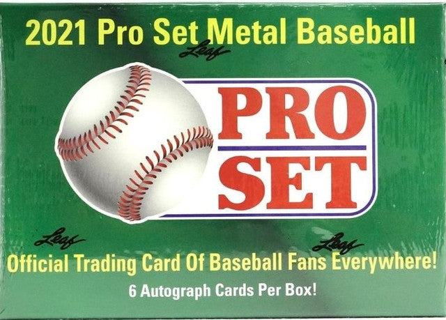 2021 Pro Set Metal Baseball Hobby Box - Todaro