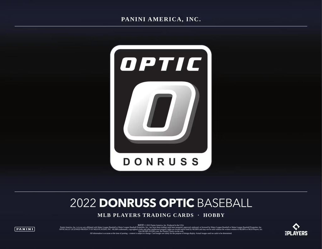 2022 Panini Donruss Optic Baseball Hobby Box - Todaro
