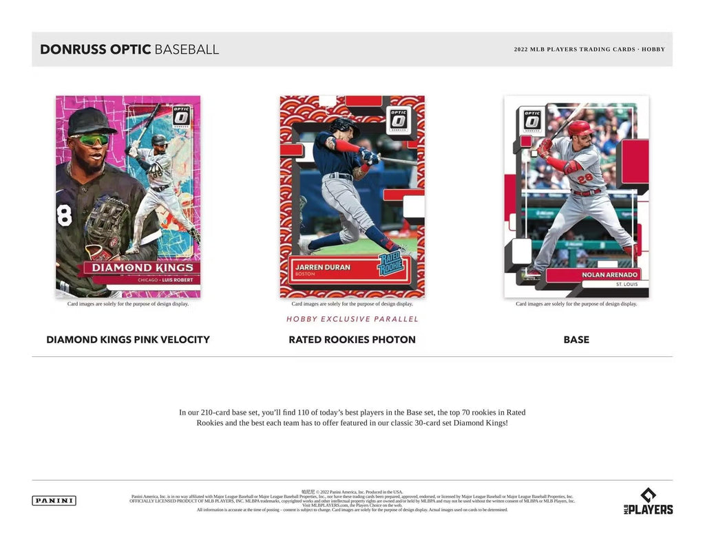 2022 Panini Donruss Optic Baseball Hobby Box - Todaro