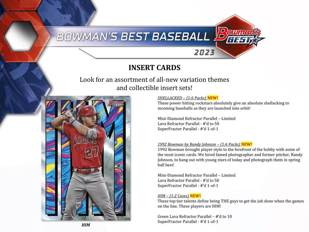 2023 Bowman's Best Baseball Hobby Box - Todaro