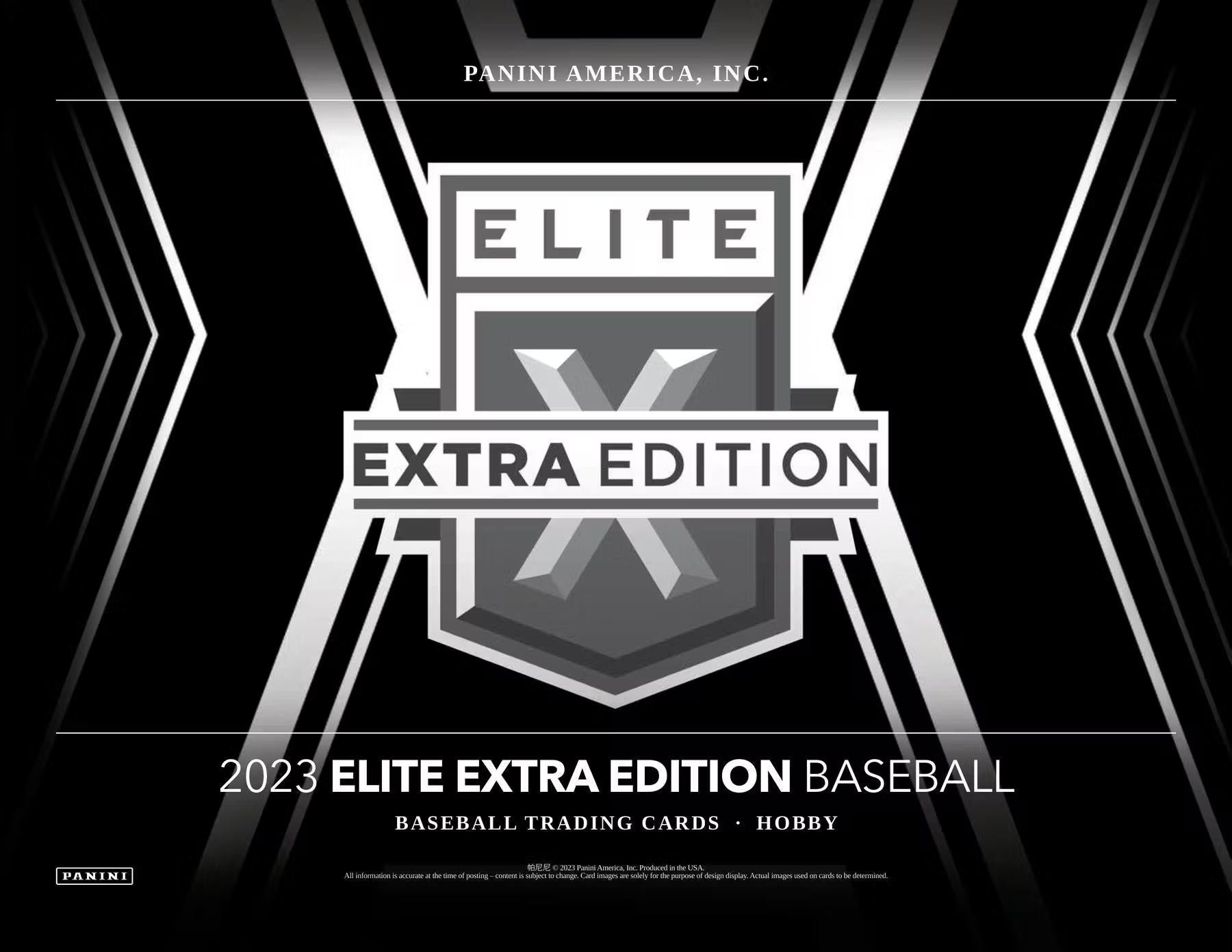 2023 Panini Elite Extra Edition Baseball Hobby Box - Todaro