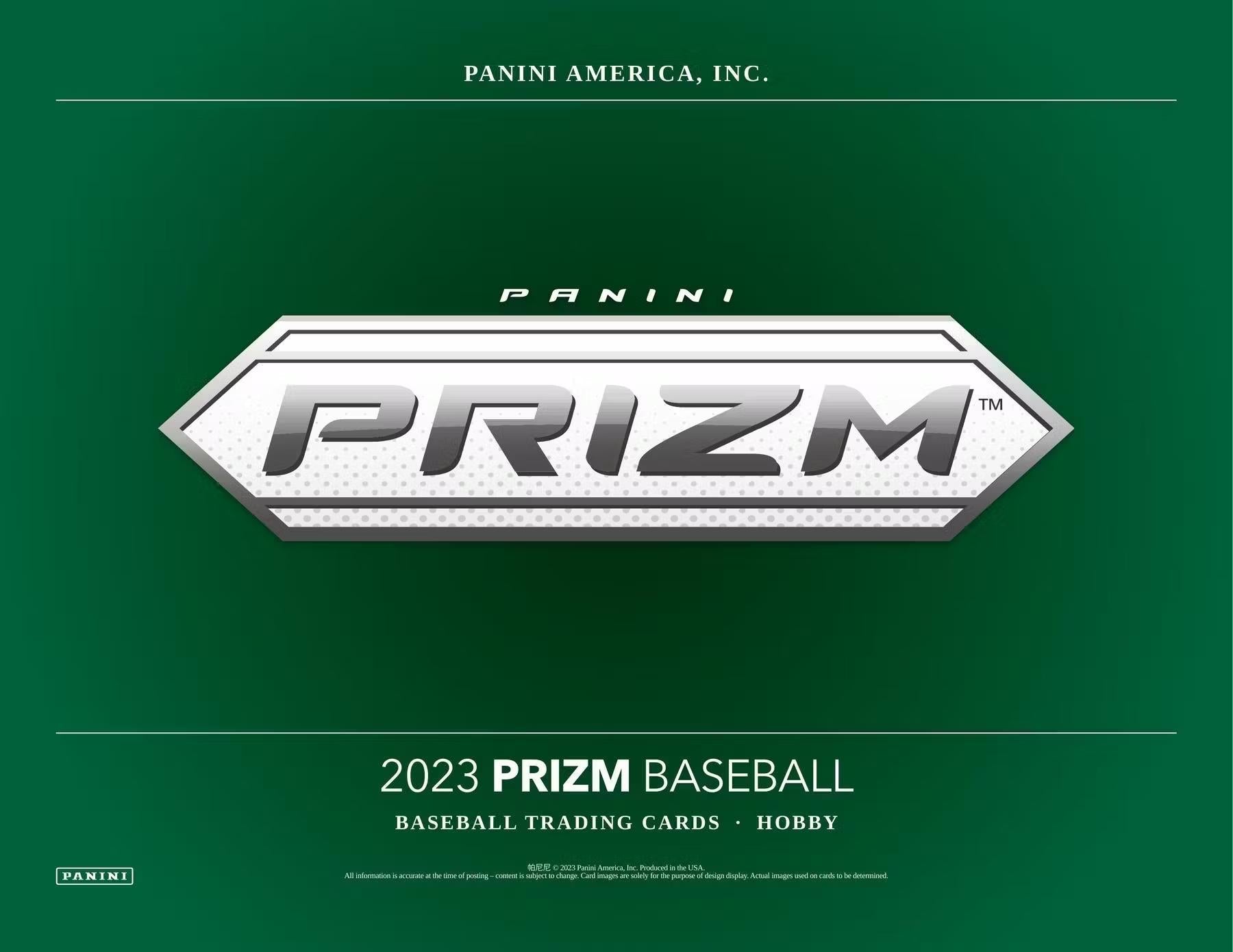 2023 Panini Prizm Baseball Hobby Box - Todaro